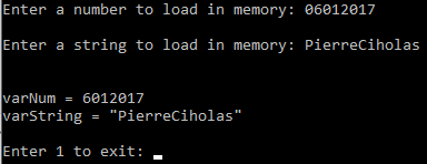 variables-entered-in-memory